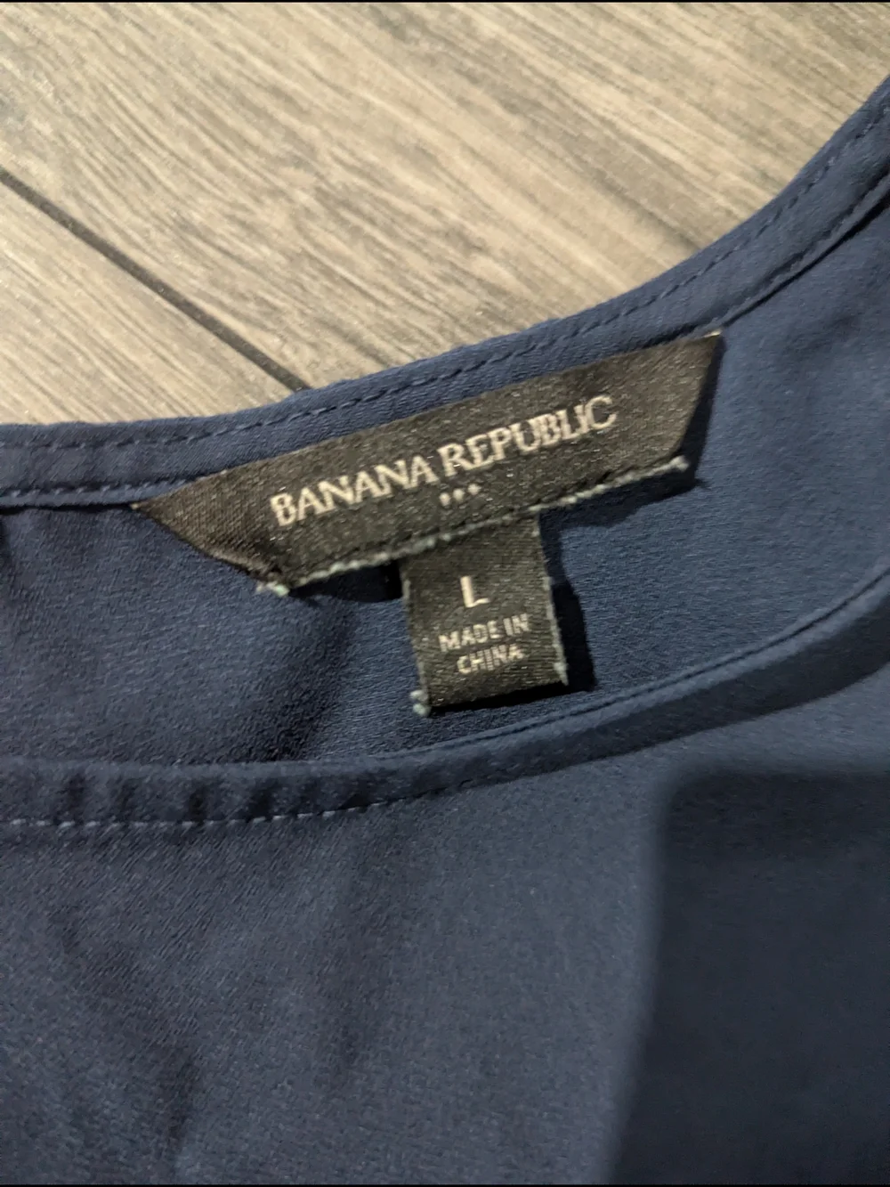 Banana Republic lightweight navy